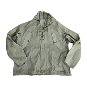 Vintage Vietnam Era? Wet Weather Parka Mens Medium Pullover Jacket